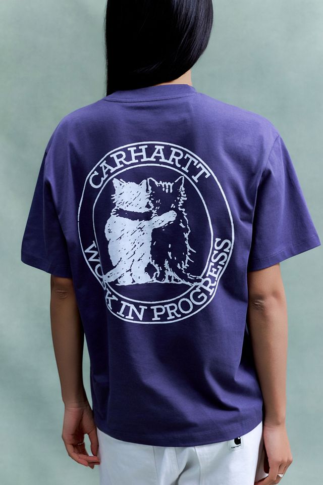 T-Shirt Carhartt WIP Gatti che si Abbracciano #1