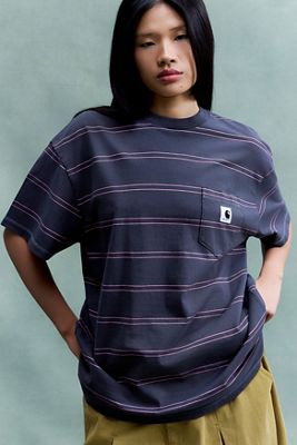 T-shirt rayé Bert Carhartt WIP