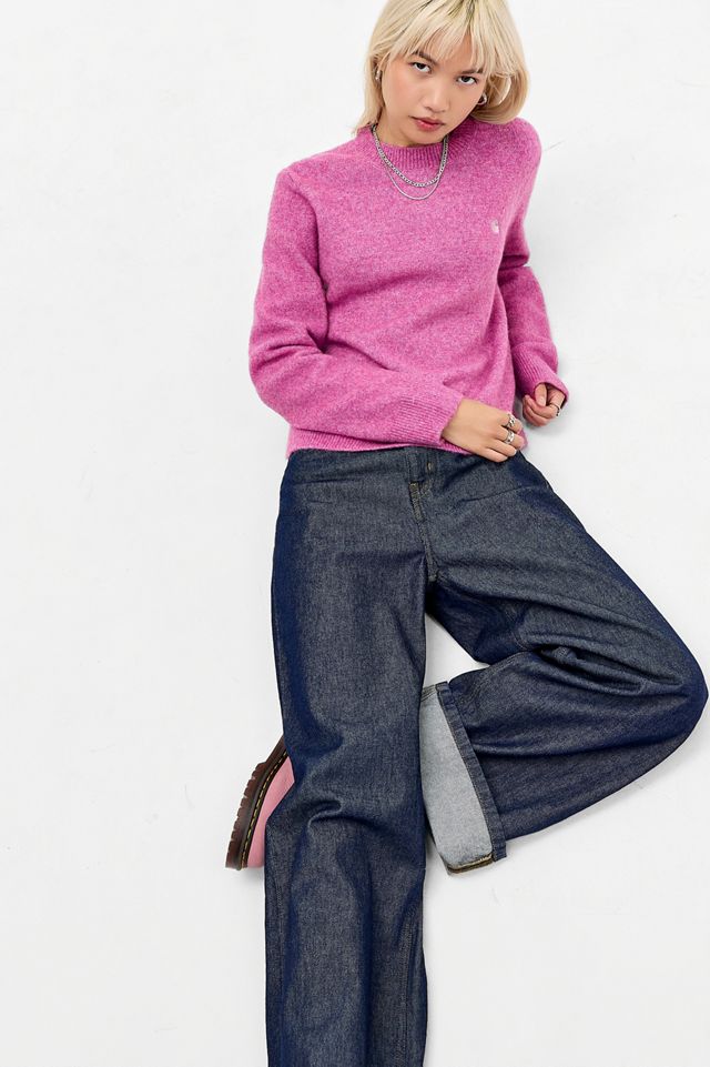 Pull tricoté Curtis rose Carhartt WIP #3