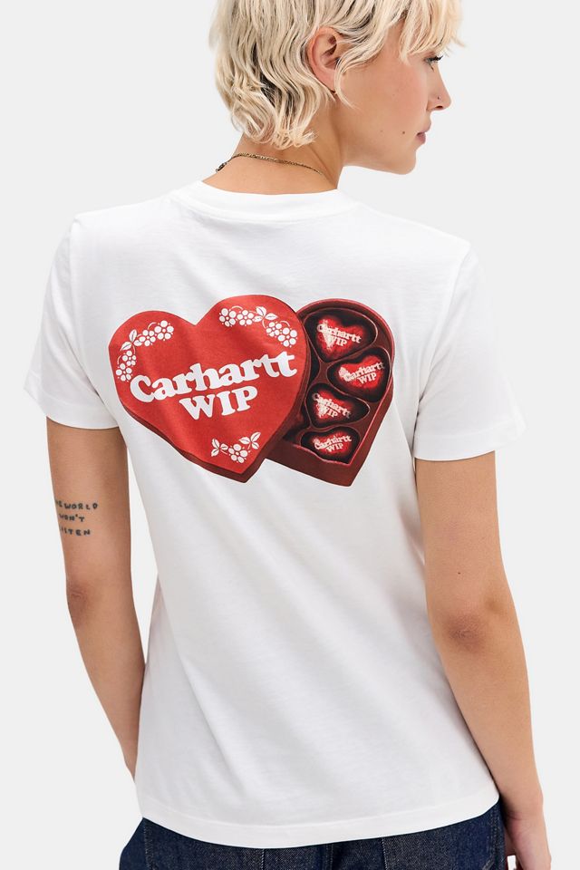 T-shirt Bianca con Grafica Carhartt WIP #1