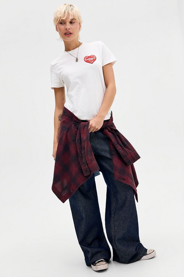 T-shirt Bianca con Grafica Carhartt WIP #2