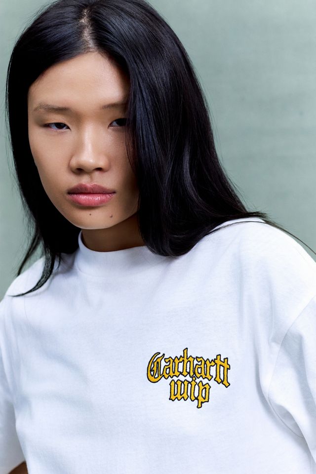 T-shirt décontracté Blackletter blanc Carhartt WIP #2