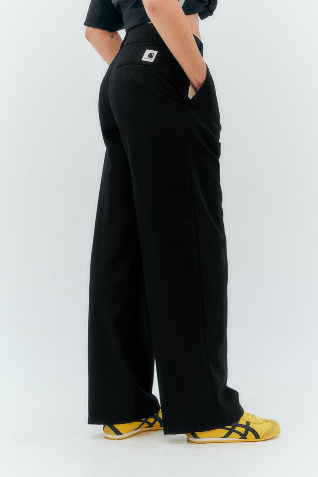 Carhartt WIP Pantalón Negro Rinse Pierna Ancha #3