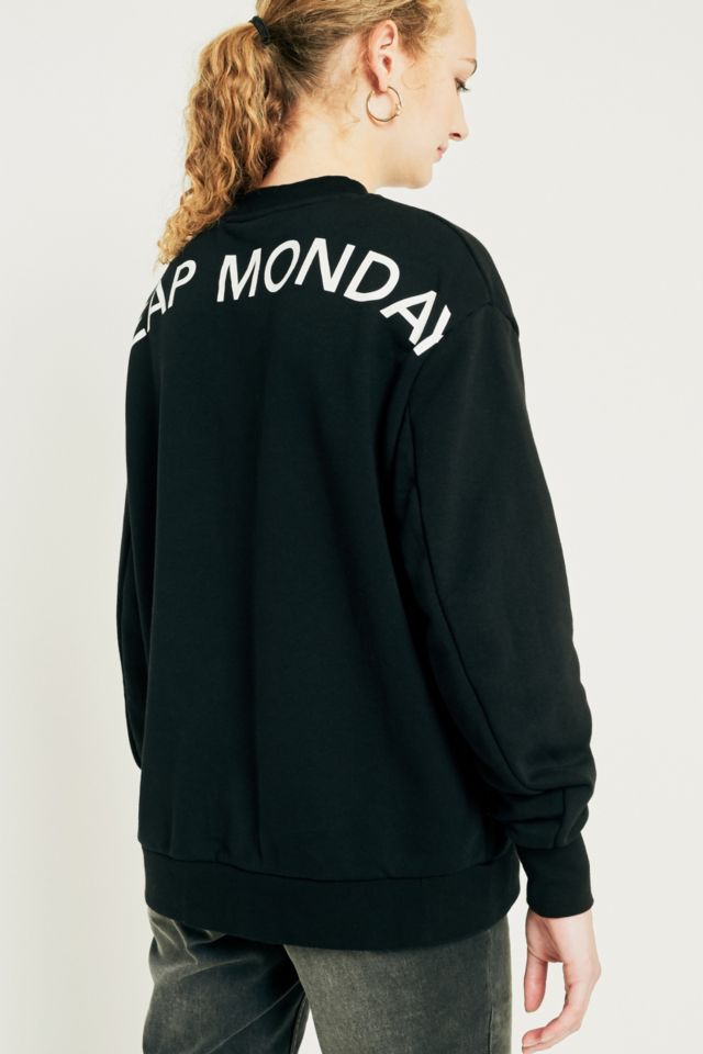 Cheap Monday Con Arched Logo Sweatshirt Urban Outfitters UK