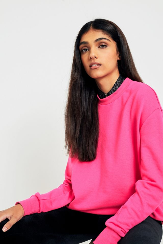 Cheap Monday Con Arched Pink Logo Sweatshirt #2