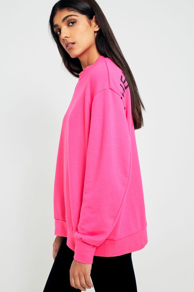 Cheap Monday Con Arched Pink Logo Sweatshirt #5