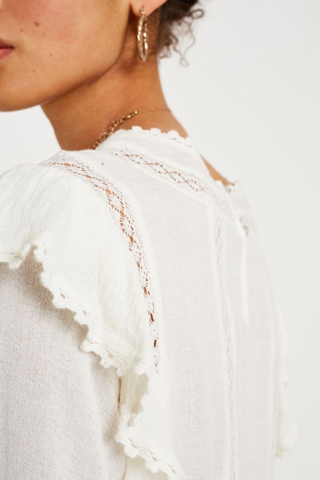 Free People Amy Floral Bordado Top #2