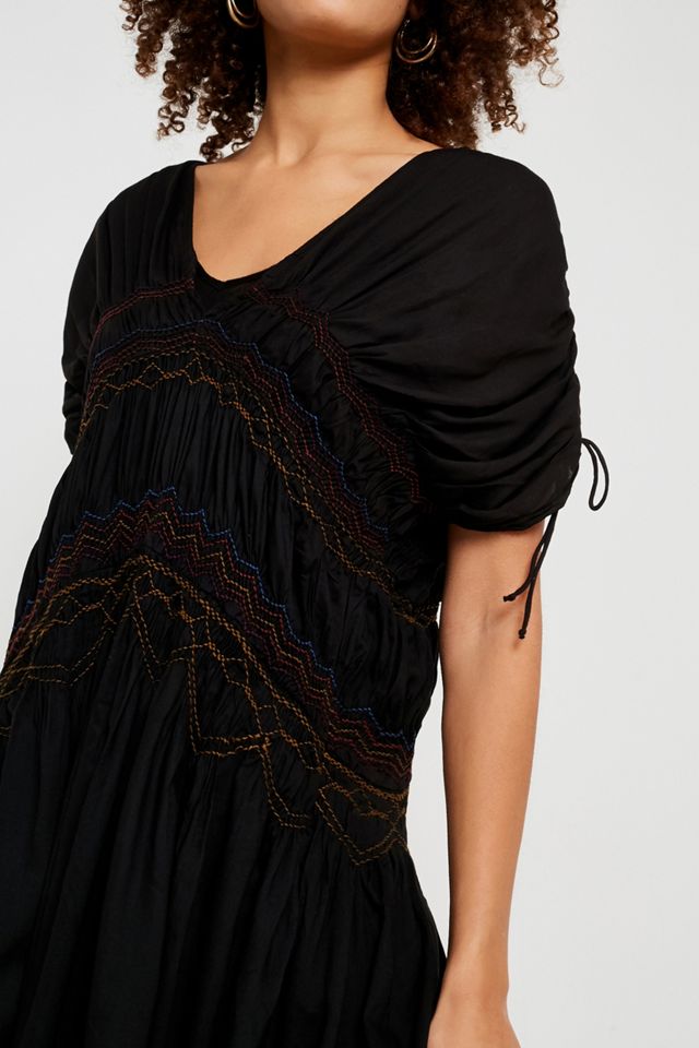 kim kardashian dress black BLISS MIDI DRESS (BLACK/ RAINBOW STAR CONFETTI) | Love Cherish main image 0
