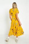 free people lost in you midi dress Free People Lost In You Midi Dress Button Up High Low Maxi Floral Navy  OB770113