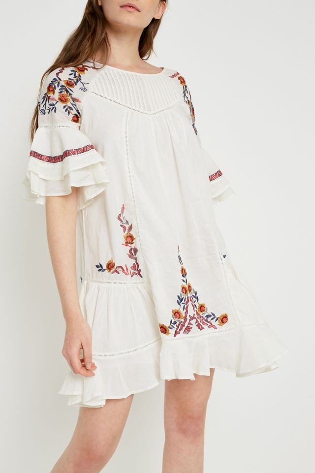 Free People Pavlo Floral Embroidered Dress #2