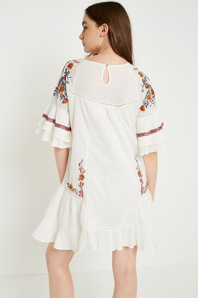 Free People Pavlo Floral Embroidered Dress #3