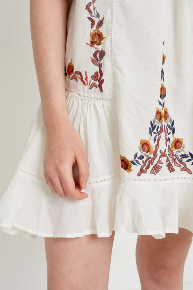 Free People Pavlo Floral Embroidered Dress #5