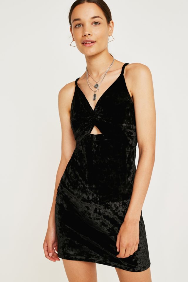 Free People Come Together Velvet Bodycon Mini Dress Urban