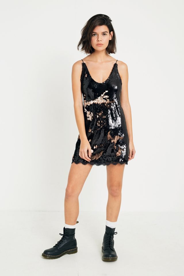 Free people seeing 2025 double sequin dress