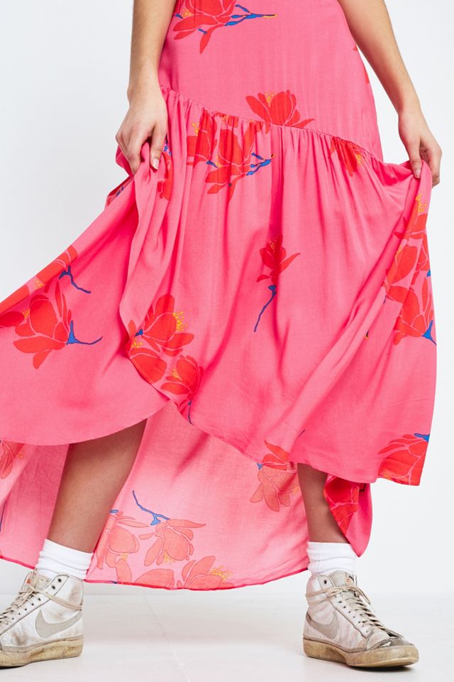 Free People She's A Waterfall Pink Floral Maxi Dress | Urban Outfitters IT