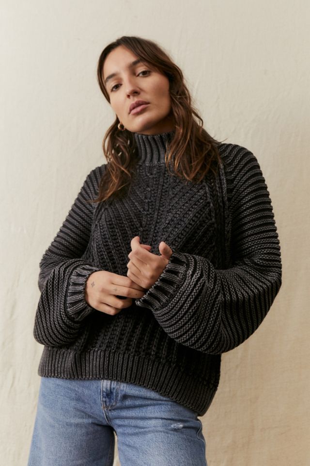 Free people ribbed sweater sale