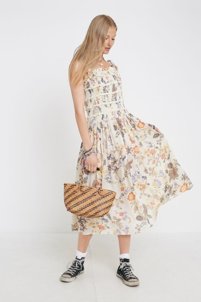 Free people best sale flora midi dress