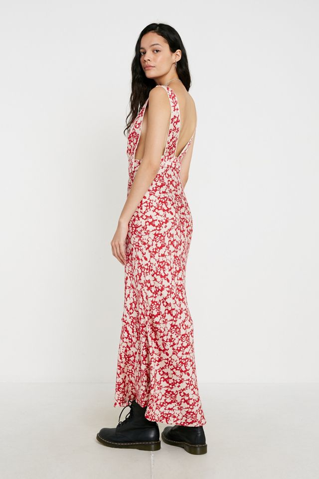 Free People Ohh La La Bias-Cut Midi Dress #1