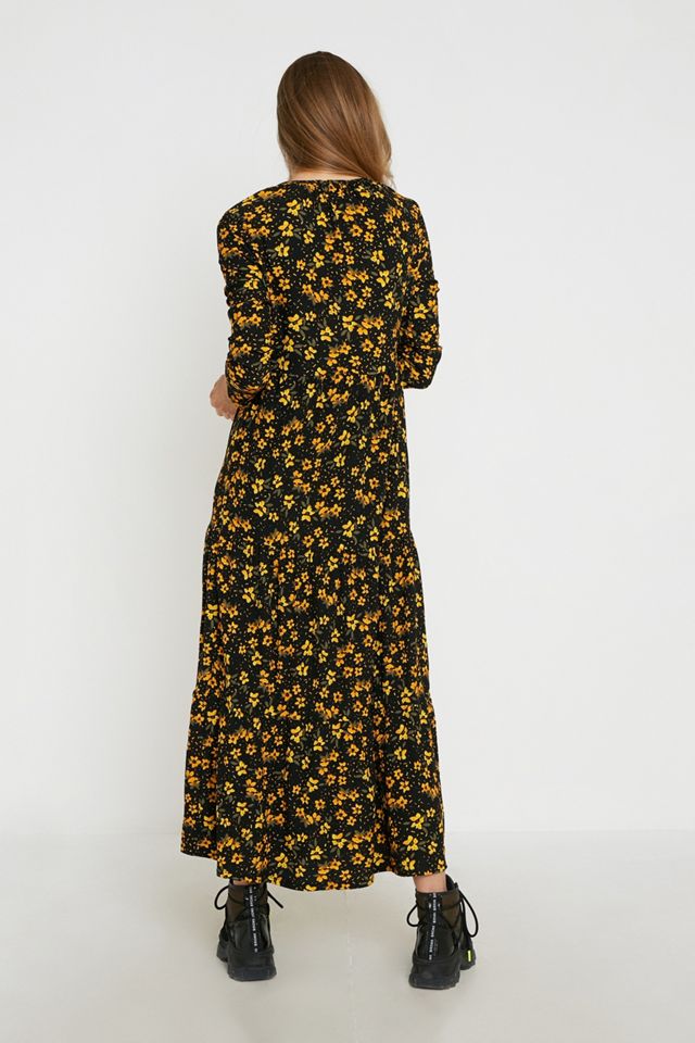 mahalia floral sweetheart ruffle midi dress Anaya With Love Floral Print Sweetheart Neck Midaxi Dress with Self-Ti –  Maya Deluxe