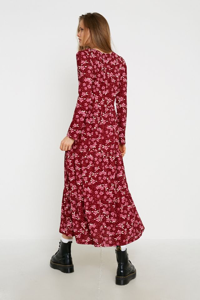 Free People Tiers Of Joy Floral Midi Dress #3