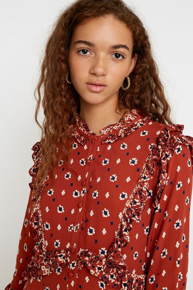 knee length dresses for ladies Free People Via Midi Dress  The Cadillac Cowgirl