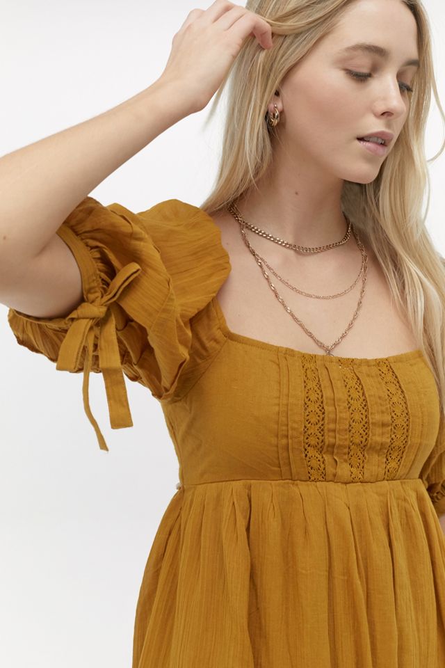 knee length dresses for ladies Free People Lucinda Midi Dress main image 1