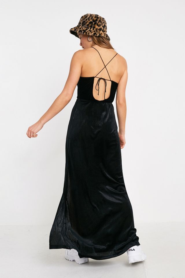 Free People All I Need Velvet Maxi Slip Dress | Urban Outfitters UK