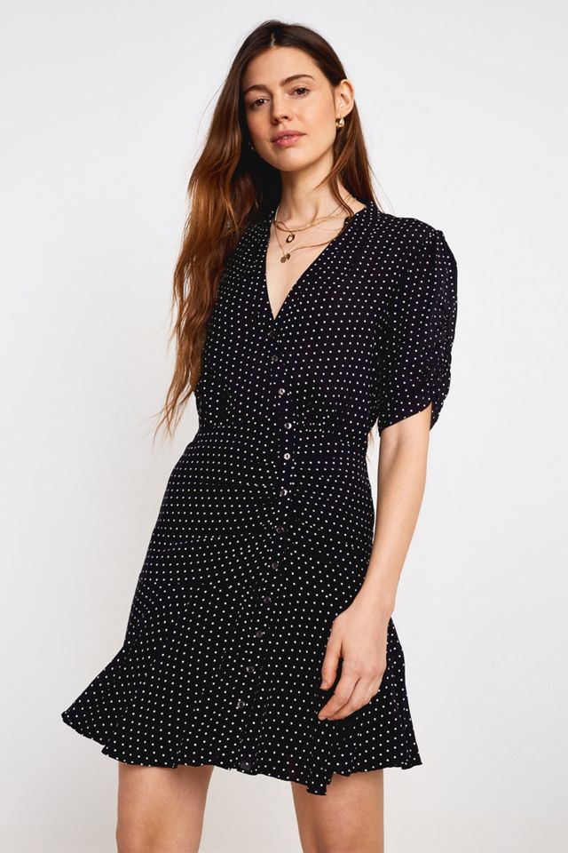 free people pippa short sleeve mini dress Cotton Textile Short Sleeve Mini Free People Pippa Mini Dress Free People  Pippa Mini Dress French