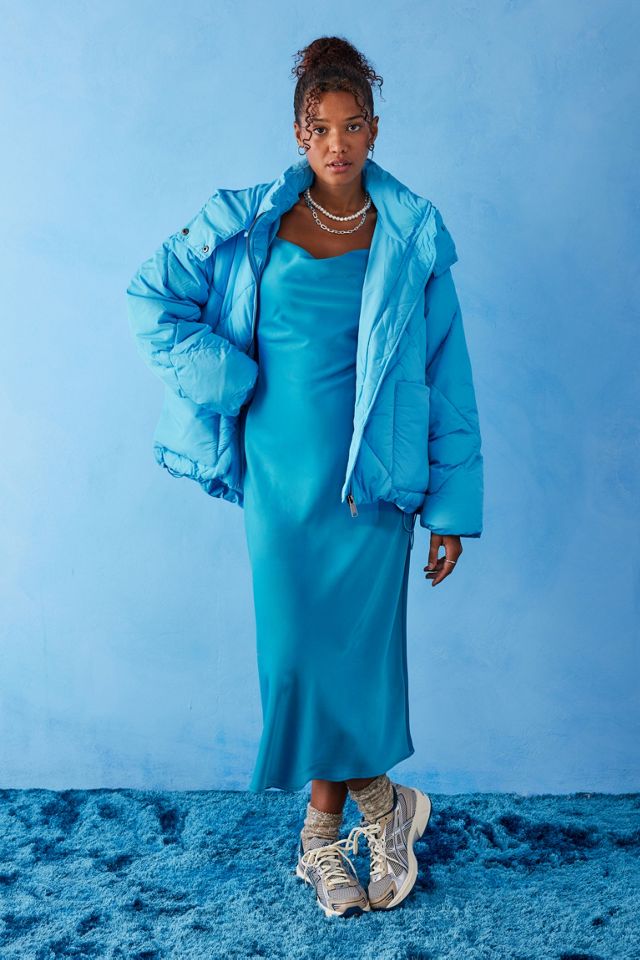 Free People Giacca Blue Emmy Swing Puffer #2