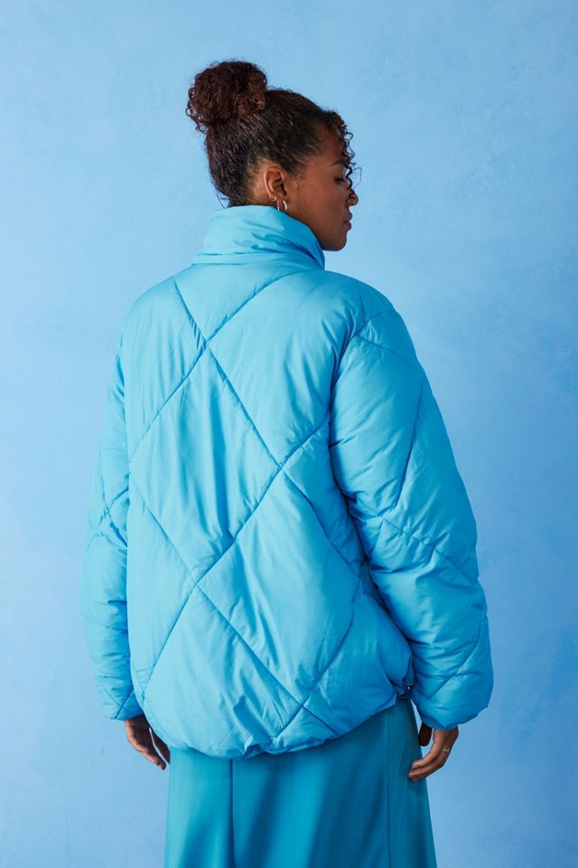 Free People Giacca Blue Emmy Swing Puffer #4