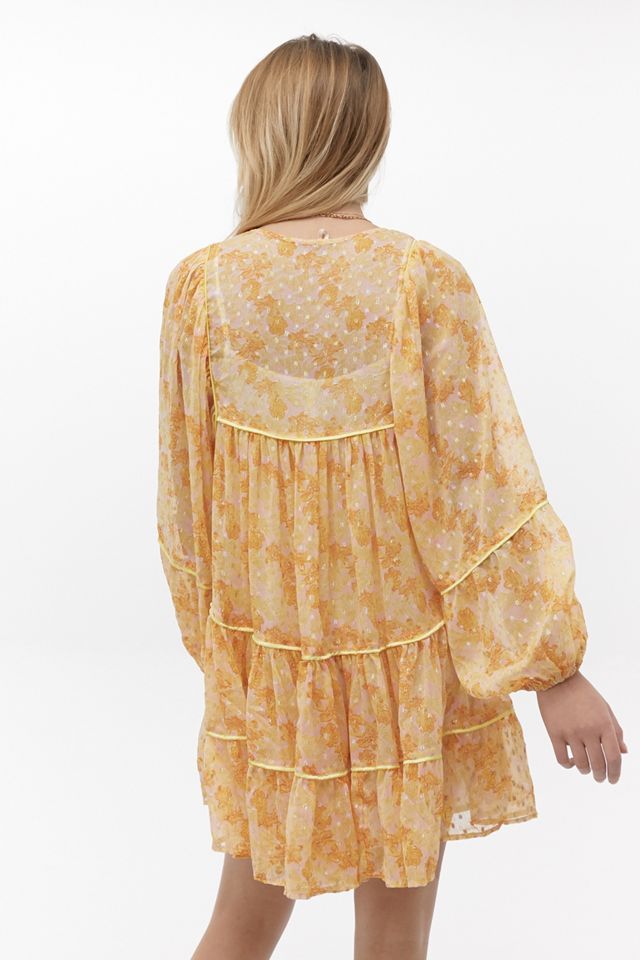 free people free swinging mini dress Free People Free Swinging - Black Floral Print Dress - Dress