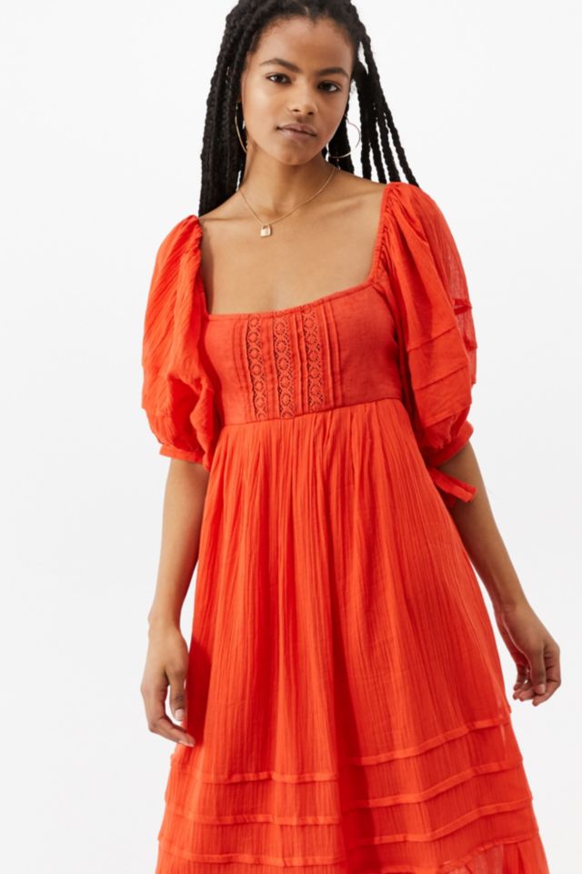 Free people day glow midi dress on sale