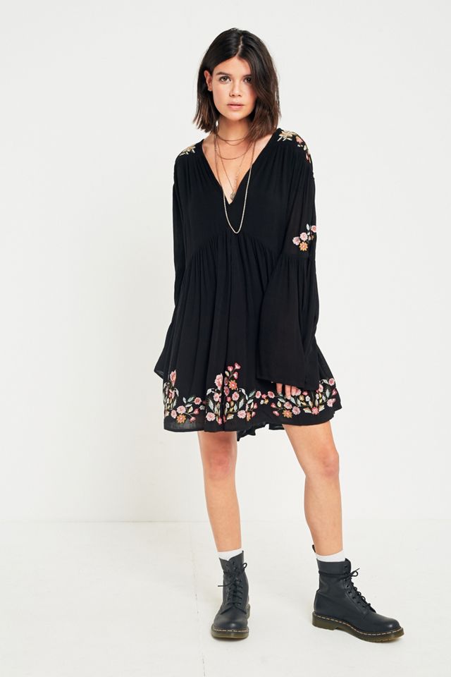 embroidered babydoll dress Arabella Embroidered Babydoll Dress – Maya Lee Boutique main image 0