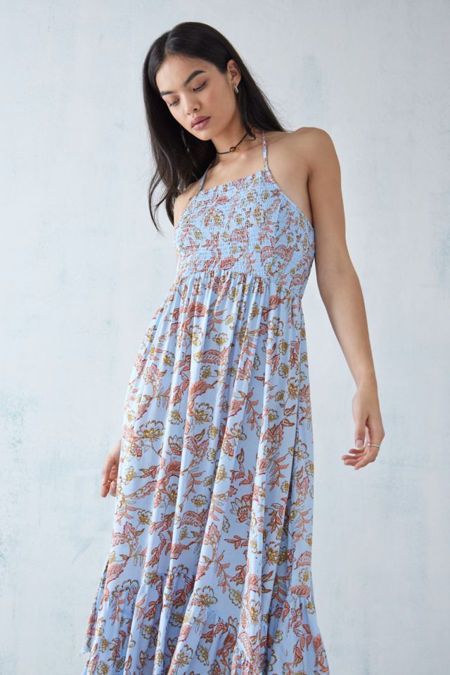 Free people heat sales wave printed maxi