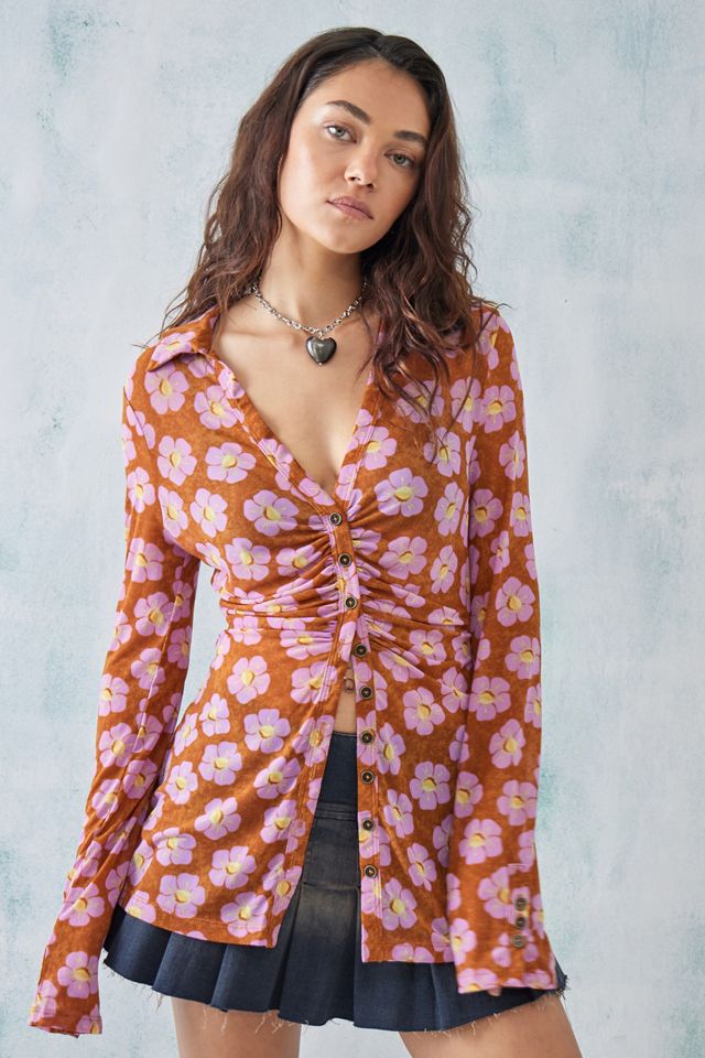 Free People Lucky Flower Shirt #1