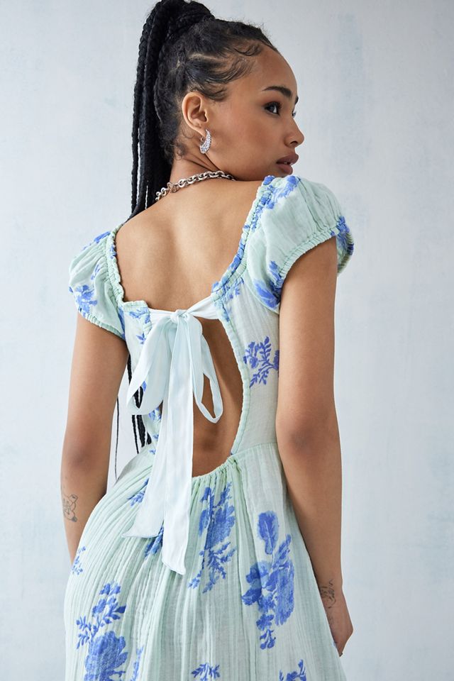 Free People Forget Me Not Midi Dress #1