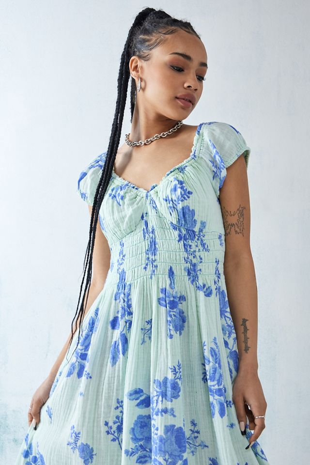 Free People Forget Me Not Midi Dress #2