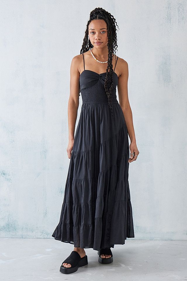 free people black maxi dress Adella Sleeveless Slip for Women Just as effortless as it is versatile Taking Sides Maxi Dress by