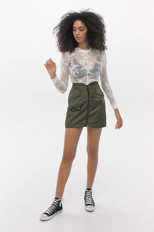 Free People - Haut à superposer en dentelle blanche Cool With It #2