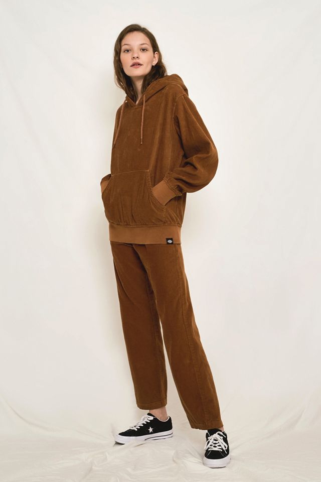 Dickies Amonate Brown Corduroy Hoodie #2