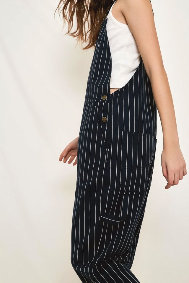 Dickies Montea Dark Blue Pinstripe Dungarees #4