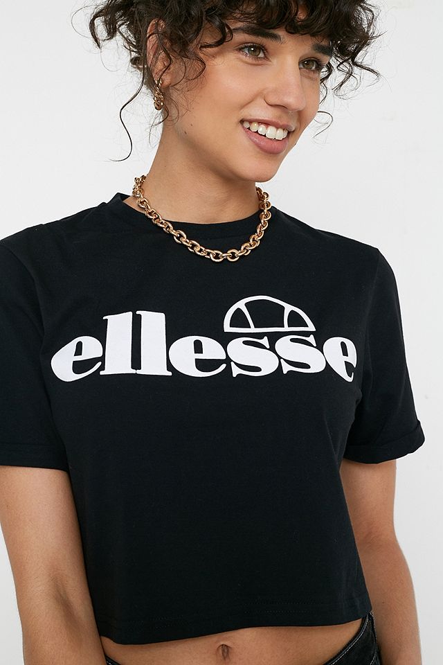 Ellesse Cropped T-Shirt | Urban Outfitters UK