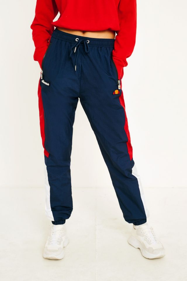 Ellesse navy panel on sale shell track pants