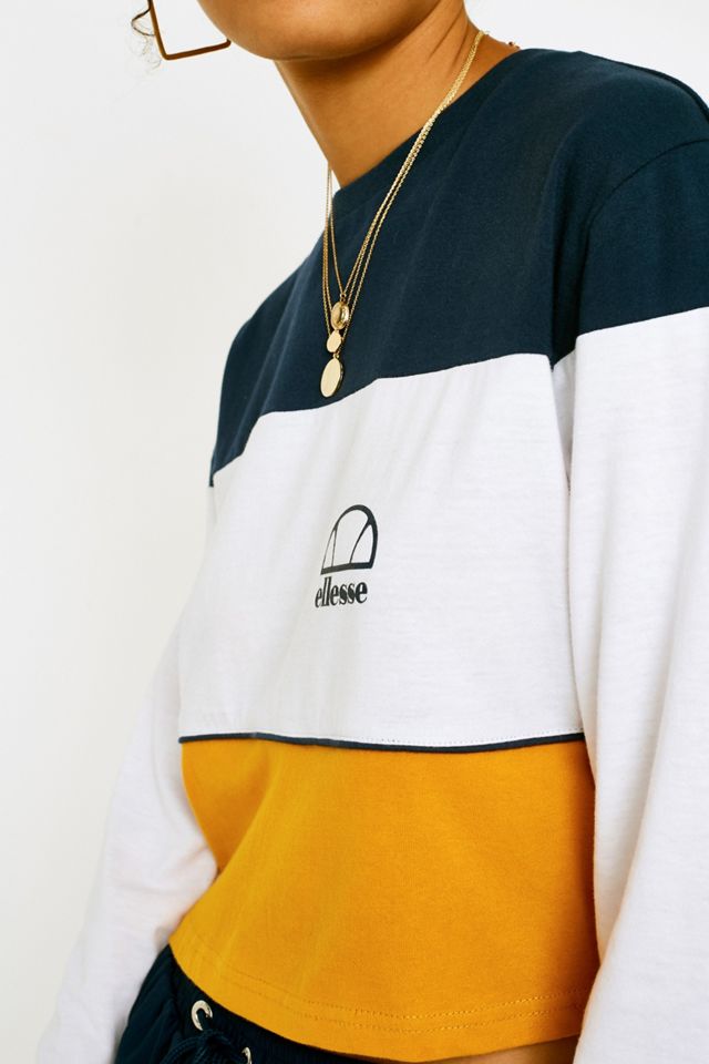 Ellesse Amalfi Camiseta Crop de Manga Larga #2