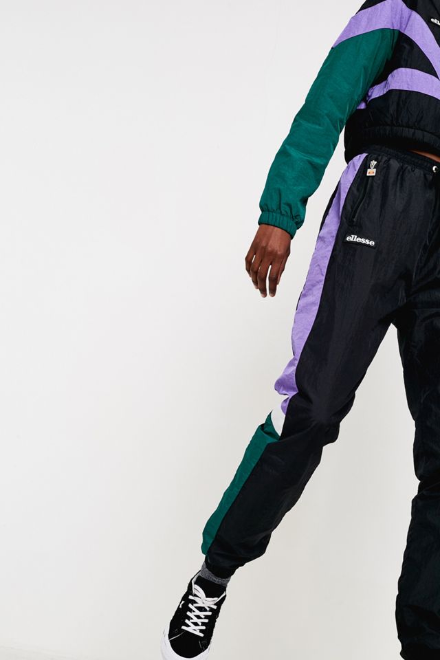 Ellesse Black Panel Shell Track Pants #2