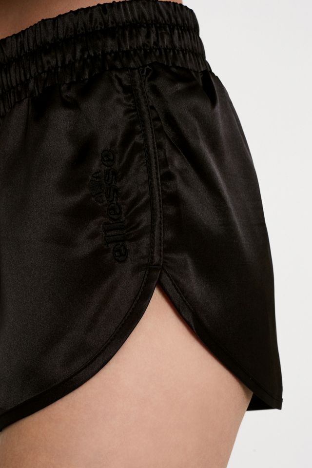 Ellesse Black Satin Shorts #1