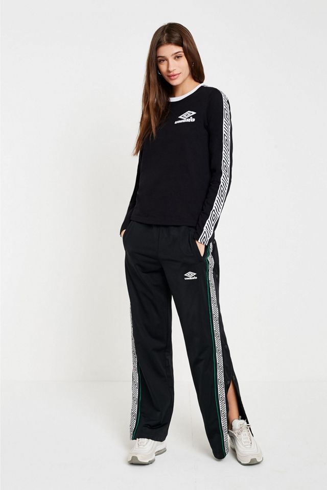 Umbro Black Logo Taping Long Sleeve T-Shirt #1