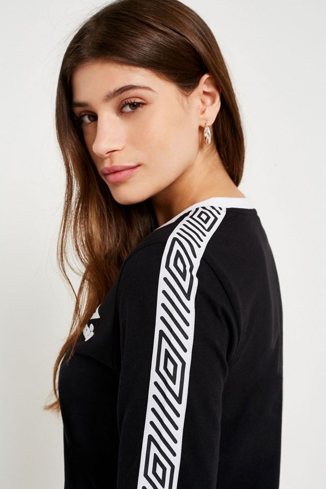 Umbro Black Logo Taping Long Sleeve T-Shirt #3
