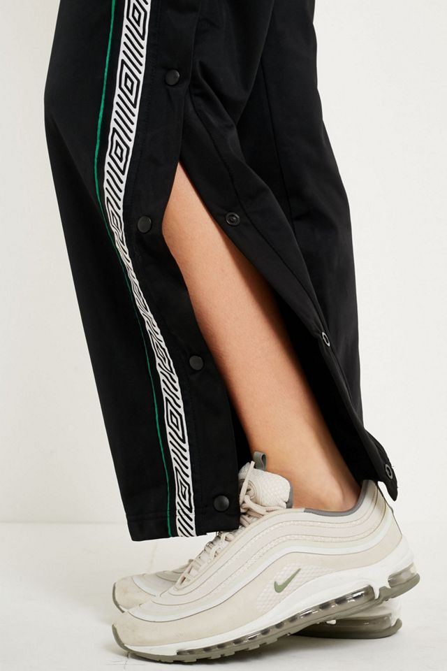 Umbro Black Taping Popper Track Trousers  #6