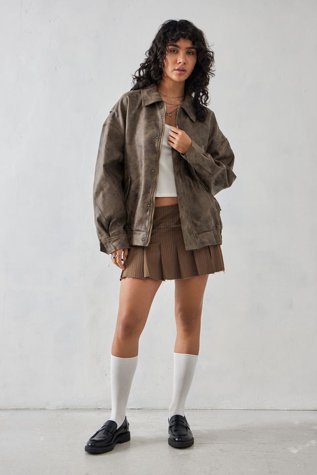 Lioness Kenny Chocolate Bomber Jacket #1